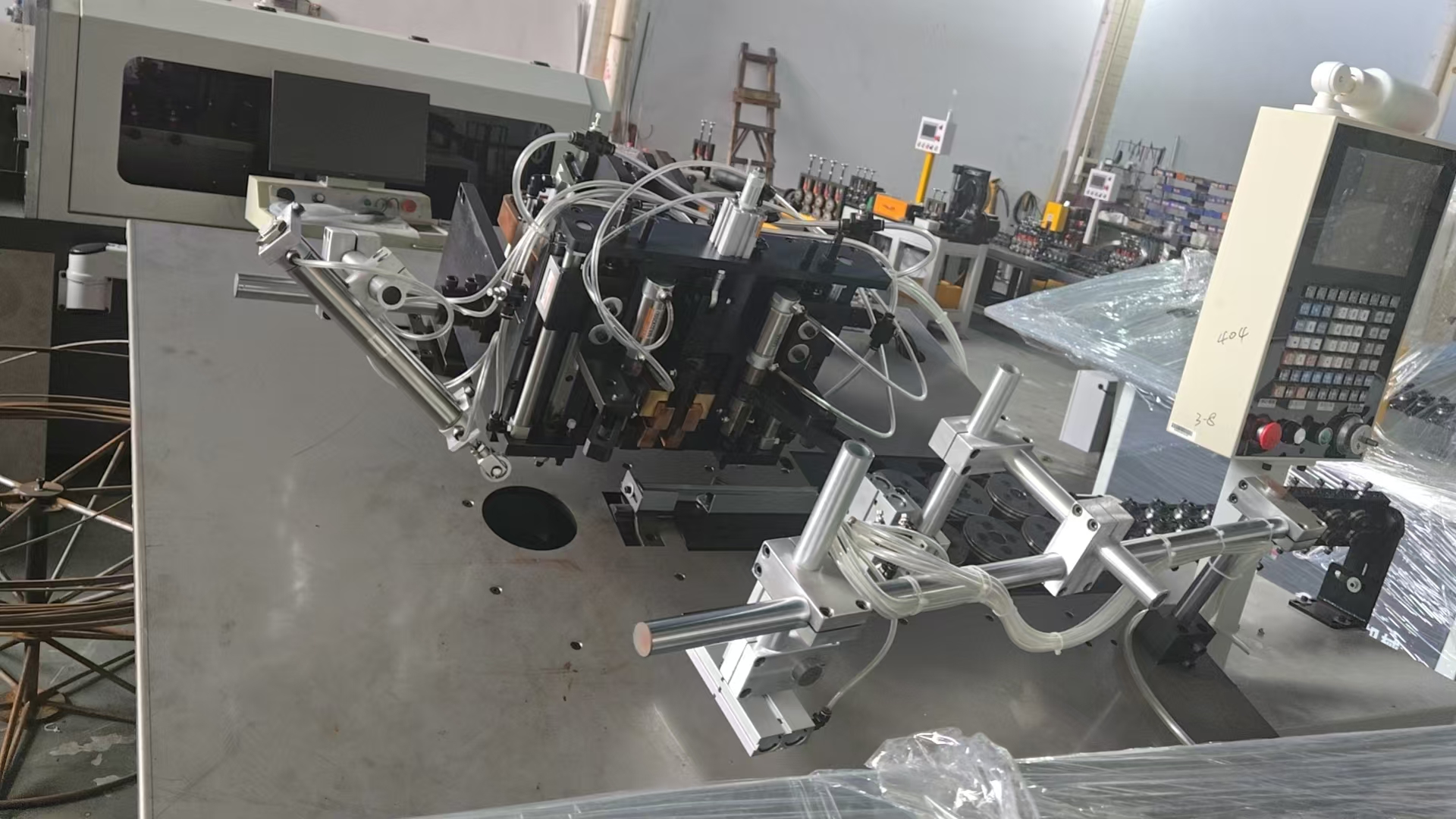2D CNC  wire bending and welding machine